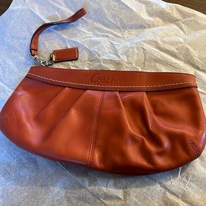Vintage Coach Soho Clutch F13734 burnt Orange/burnt sienna
